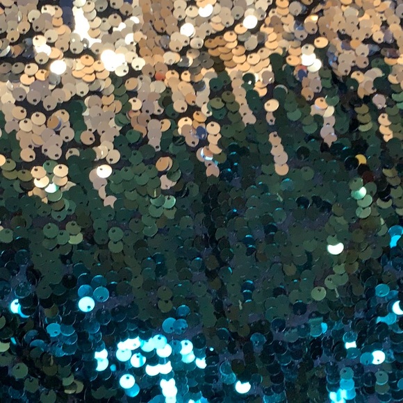 NWT Express Multicolored Sequin Strapless Mini Dress Cocktail Dress $108 - Picture 11 of 15